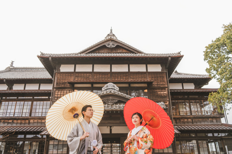 ☆臨江閣・韓国プラン☆ 和装・紋服1着・16Pアルバム(韓国レタッチ付き)&100カットデータプラン