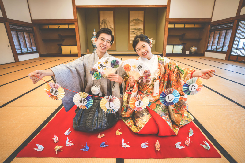 ☆臨江閣・韓国プラン☆ 和装・紋服1着・16Pアルバム(韓国レタッチ付き)&100カットデータプラン