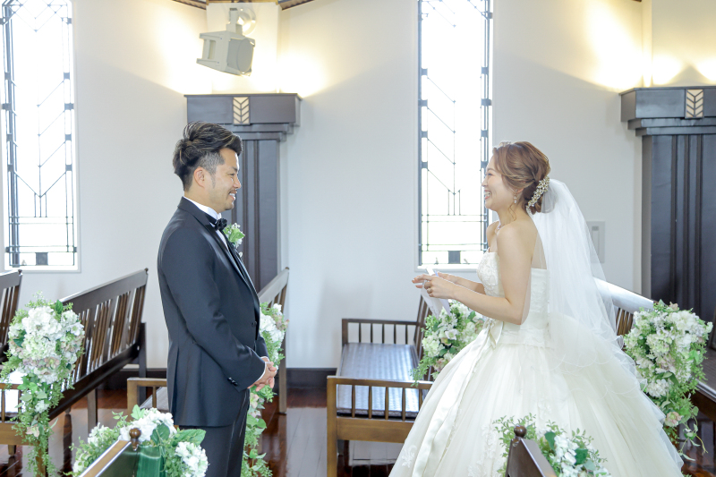 お色直しプラン ファーストミート サプライズのお手紙 撮影日 22年6月25日 塩尻市 フェリスクレール 長野県でフォトウェディング探すならphotorait