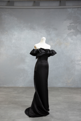 城ケ島に最適 スレンダードレス 黒01