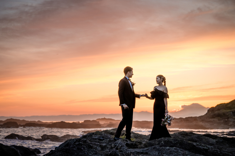 城ケ島ロケでサンセット写真を