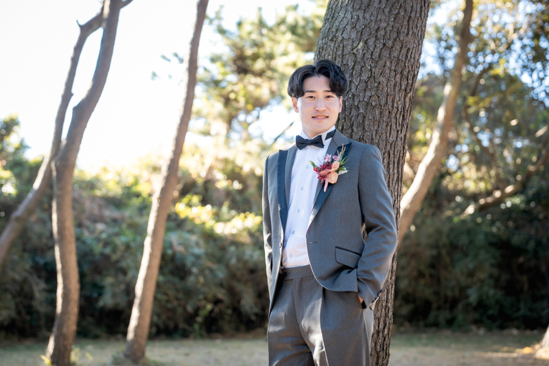 ご新郎ソロショット