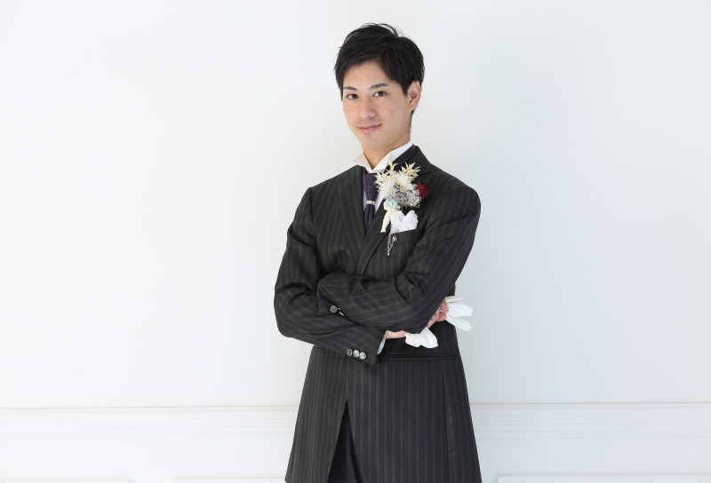 ご新郎様お一人姿