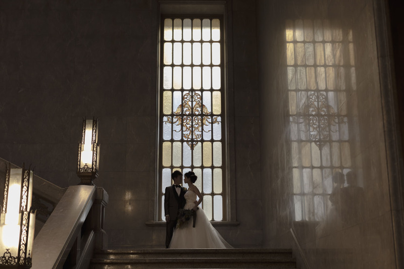 お二人でシルエット撮影