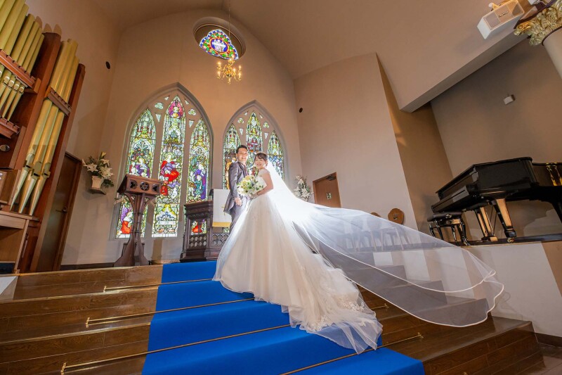 フランセス教会でロケフォト