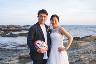 城ケ島ロケでサンセット写真を