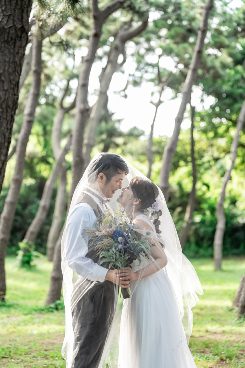 ベールを使用して