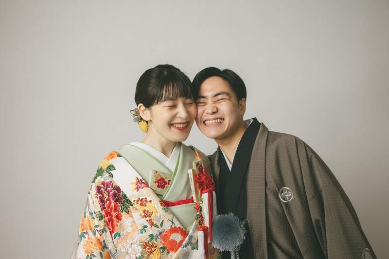 スタジオ和装撮影です