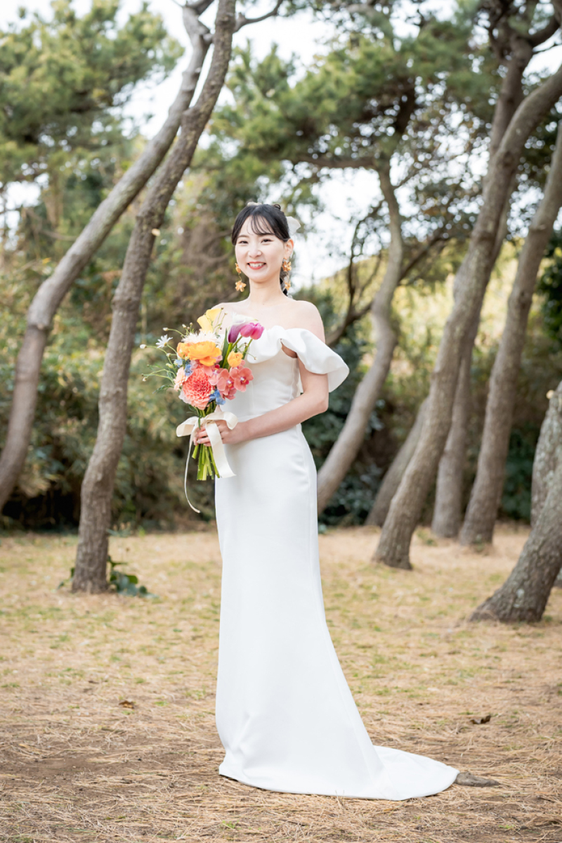 マーメイドドレスで