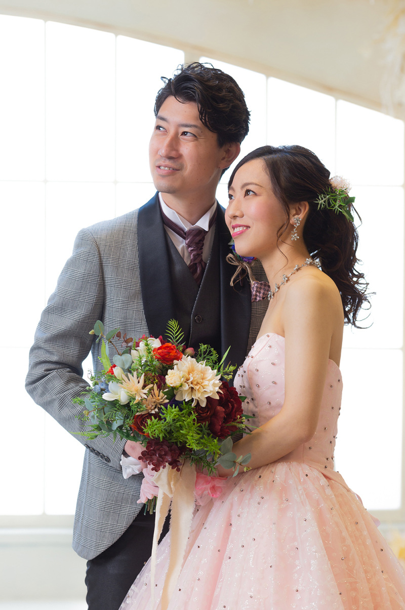 お二人のアップ撮影