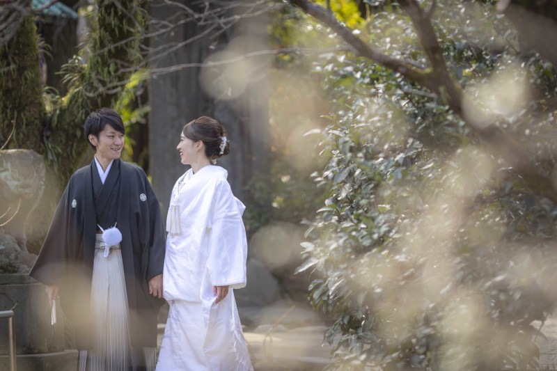 お二人の自然な感じを