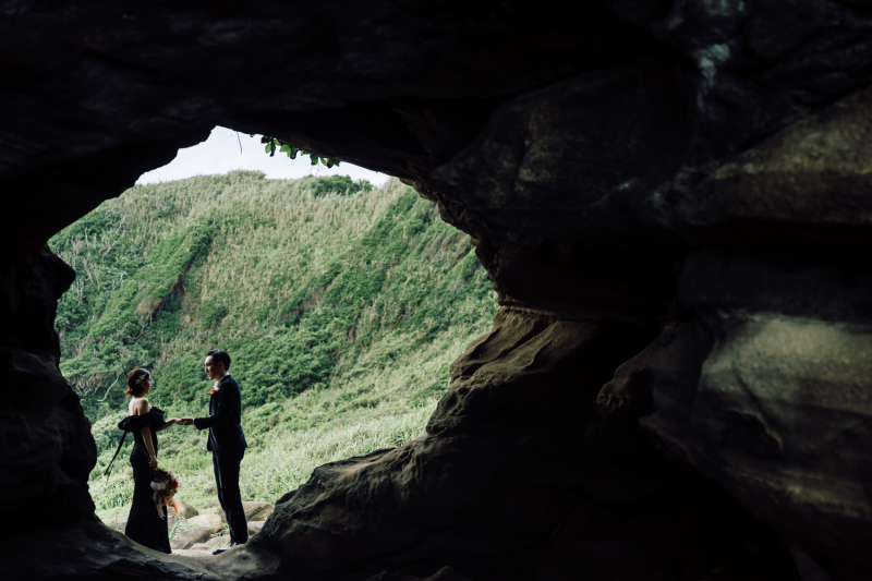 ブラックドレスで城ヶ島ロケーションフォト＆オープニング映像の撮影