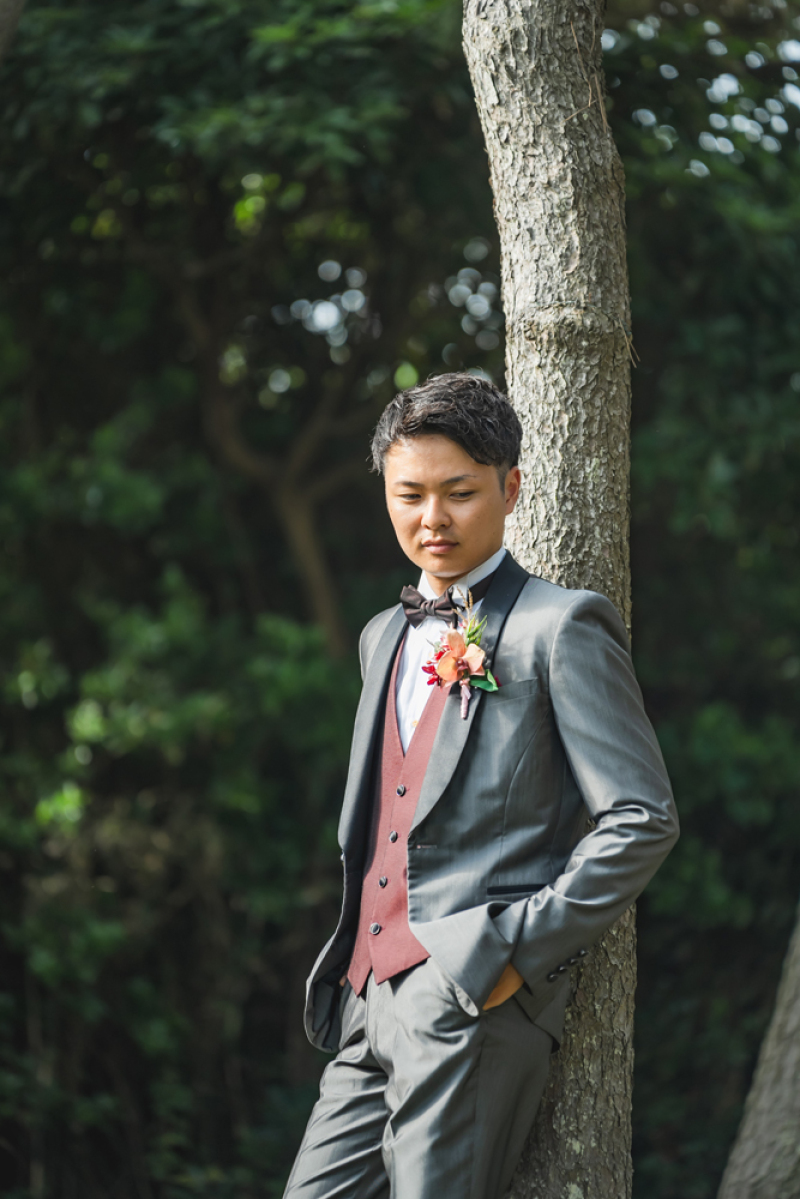 ご新郎様ソロショット