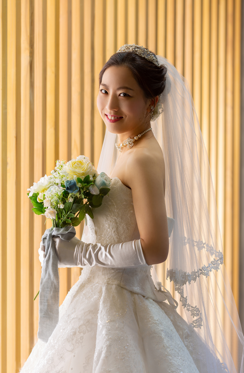 ご新婦様アップで