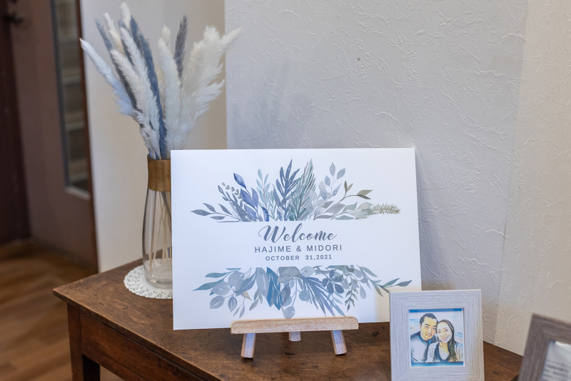 挙式も行いました