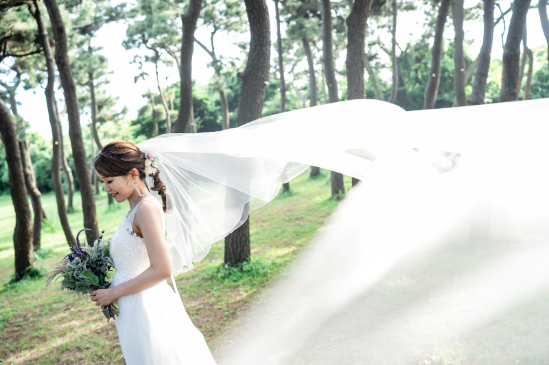 まずは新婦さんのソロから