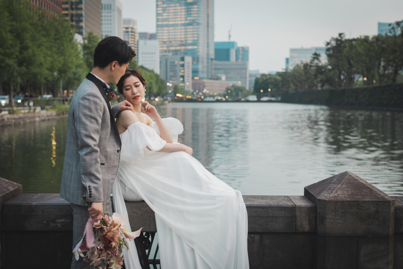 たたずむお二人