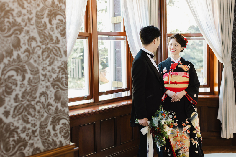 お互いお話をしながら