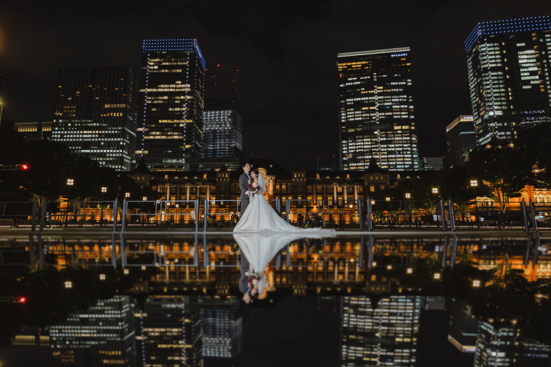 東京丸の内 明るい時間からナイトまでの撮影です