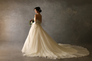 スタジオウエディングドレス撮影