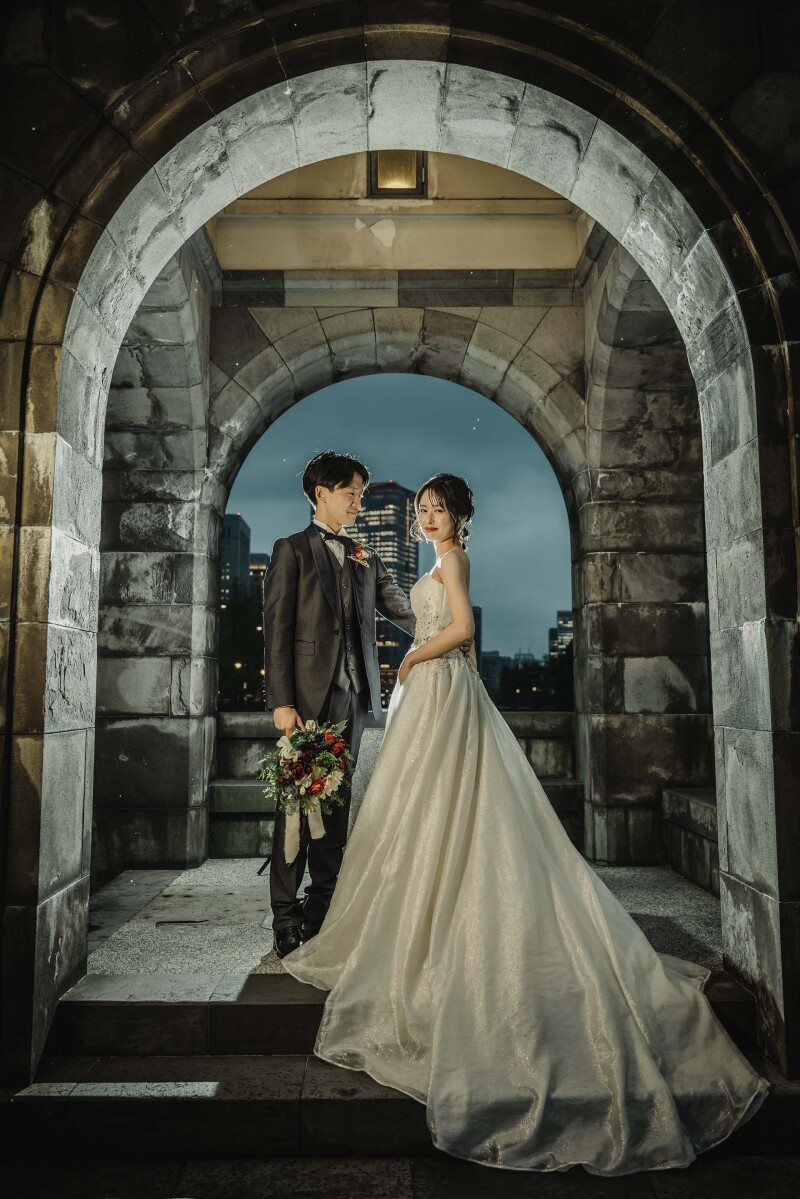 Shirafuji Photo Wedding_夜景で撮影できる