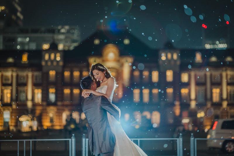 Shirafuji Photo Wedding_夜景で撮影できる