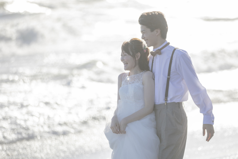 七里ヶ浜でのロケーションフォト