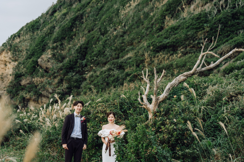 披露宴のプロフィール映像の写真の一枚に