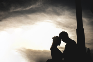 シルエットでかっこいい写真です