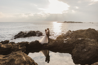 城ヶ島でのサンセットフォト