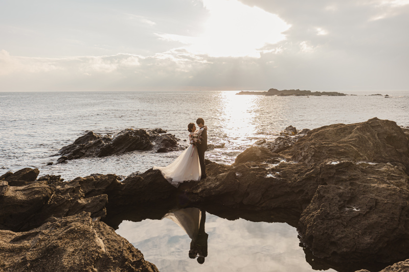 城ヶ島でのサンセットフォト