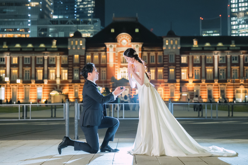 城ヶ島(昼)～東京駅前(夜)　２か所プラン　写真＋映像＋衣装＋ヘアメイク　セットプラン