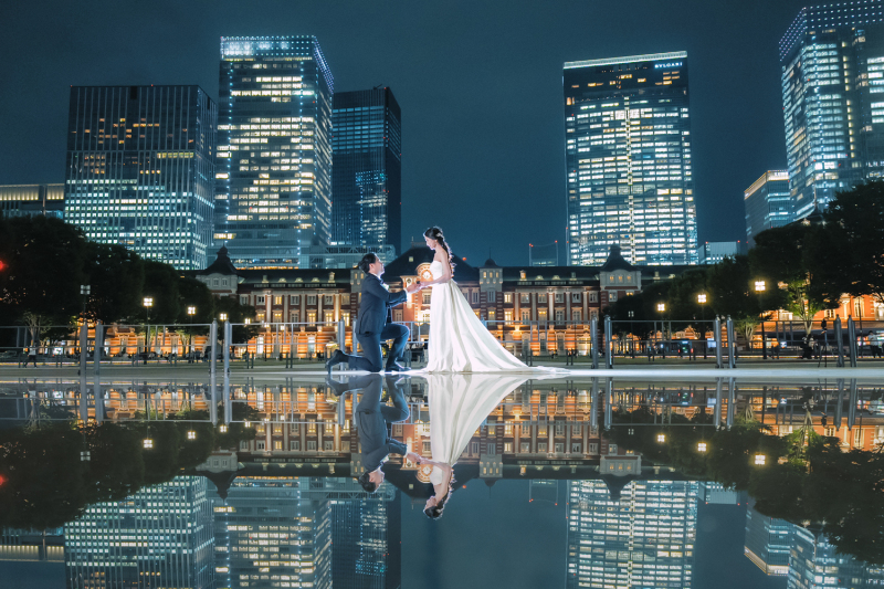 城ヶ島(昼)～東京駅前(夜)　２か所プラン　写真＋映像＋衣装＋ヘアメイク　セットプラン