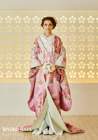 色打掛（KIYOKO HATA/KH-4013ピンク)