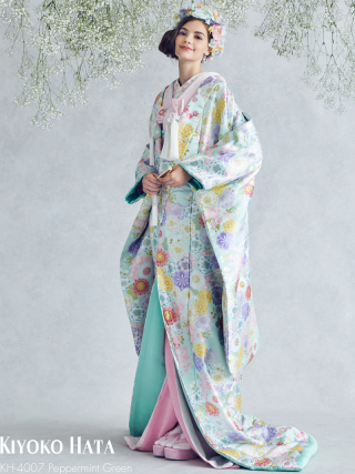 色打掛（KIYOKO HATA/水色)