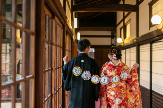 色打掛で前撮り♪