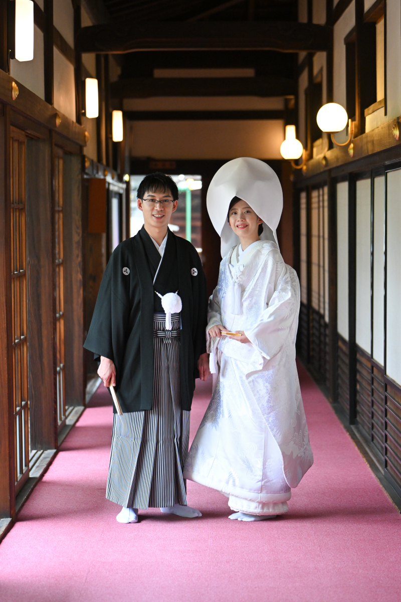 挙式会場「梅花殿」へ