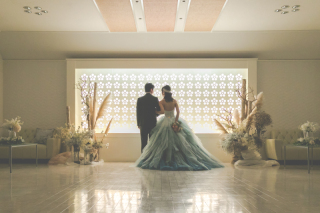 お庭で。スタジオで。