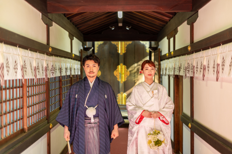 お二人だけの挙式写真