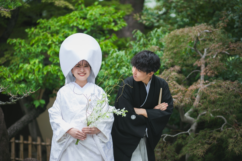 新婦様の姿を見て・・・