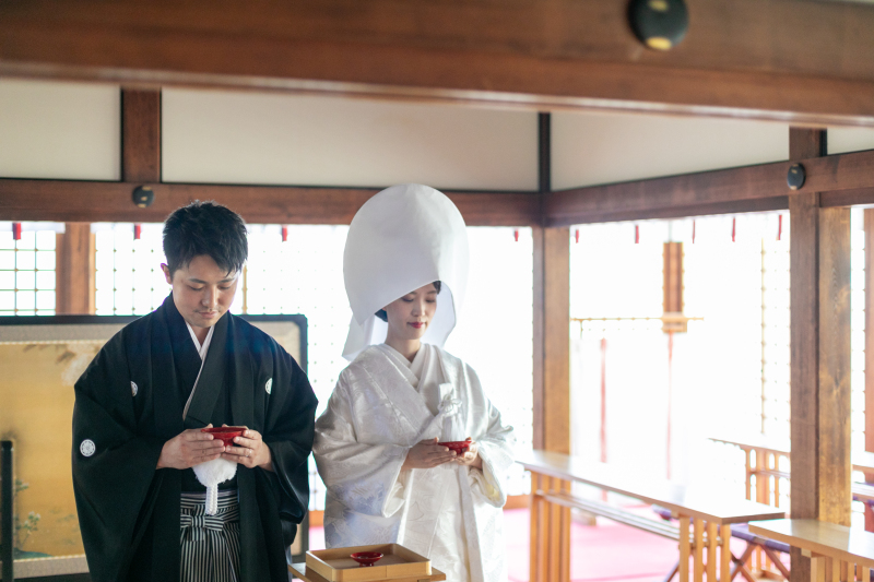 実際に結婚式を行っているような・・・