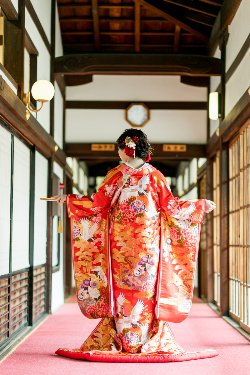 白無垢と色打掛、どちらも撮影♪