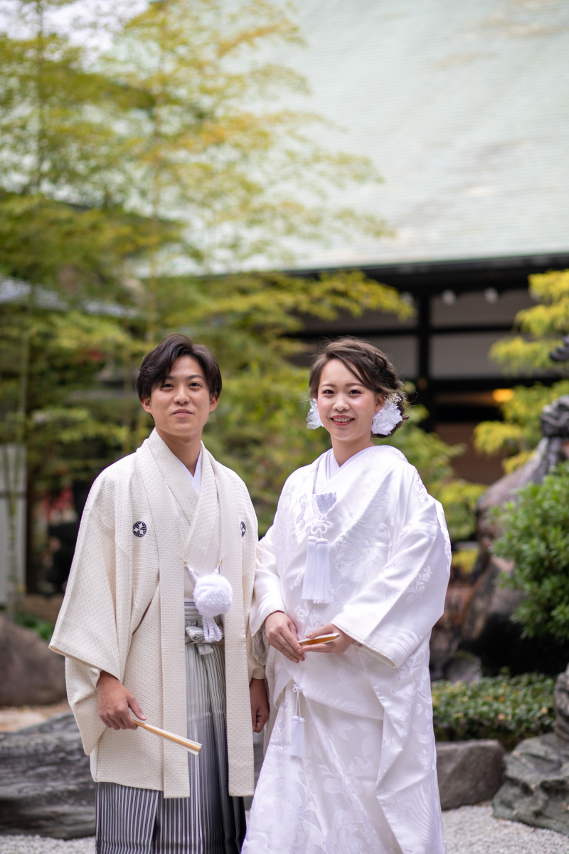 白無垢×白紋付