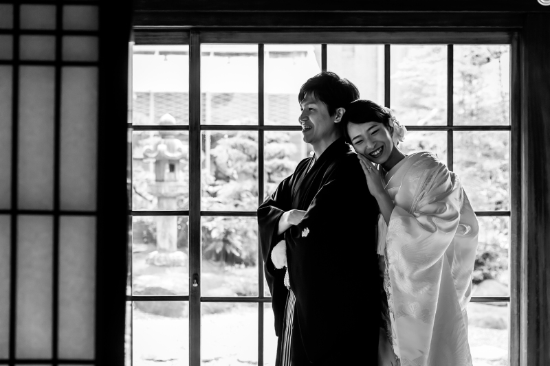 モノクロで映える美しい和