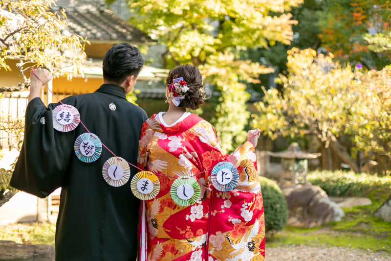 手作りアイテムで結婚のご報告♪