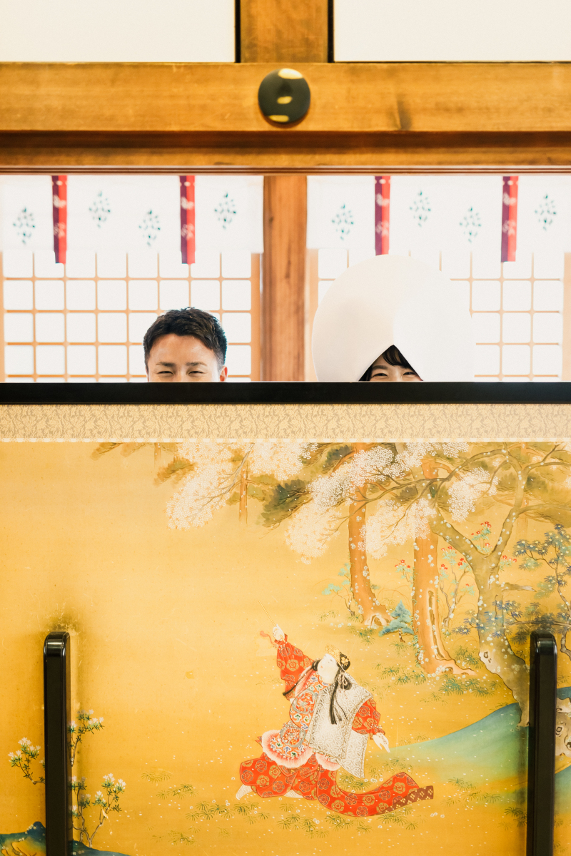 お二人でひょっこり♪