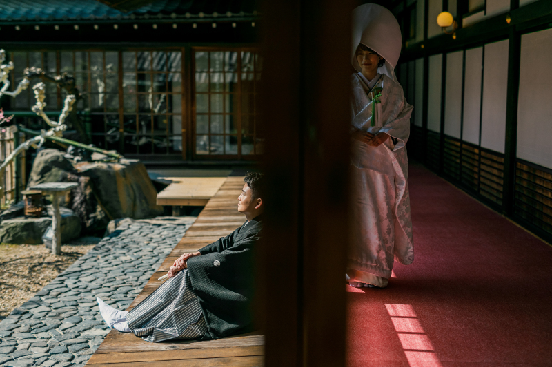 お庭の見える縁側で・・