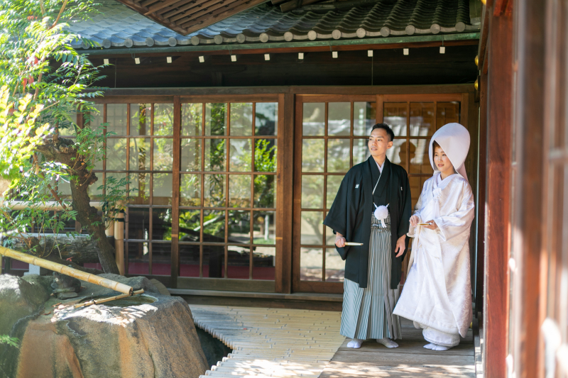 中庭を眺めて・・・