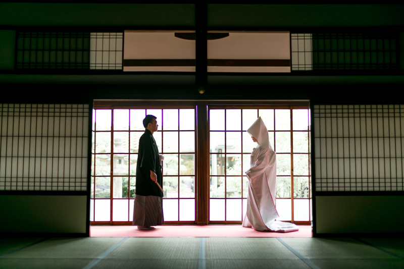 ご入籍記念の1枚を大阪天満宮で