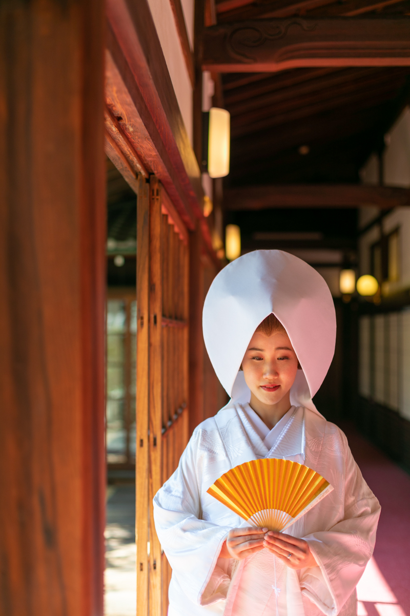 伝統的な白無垢